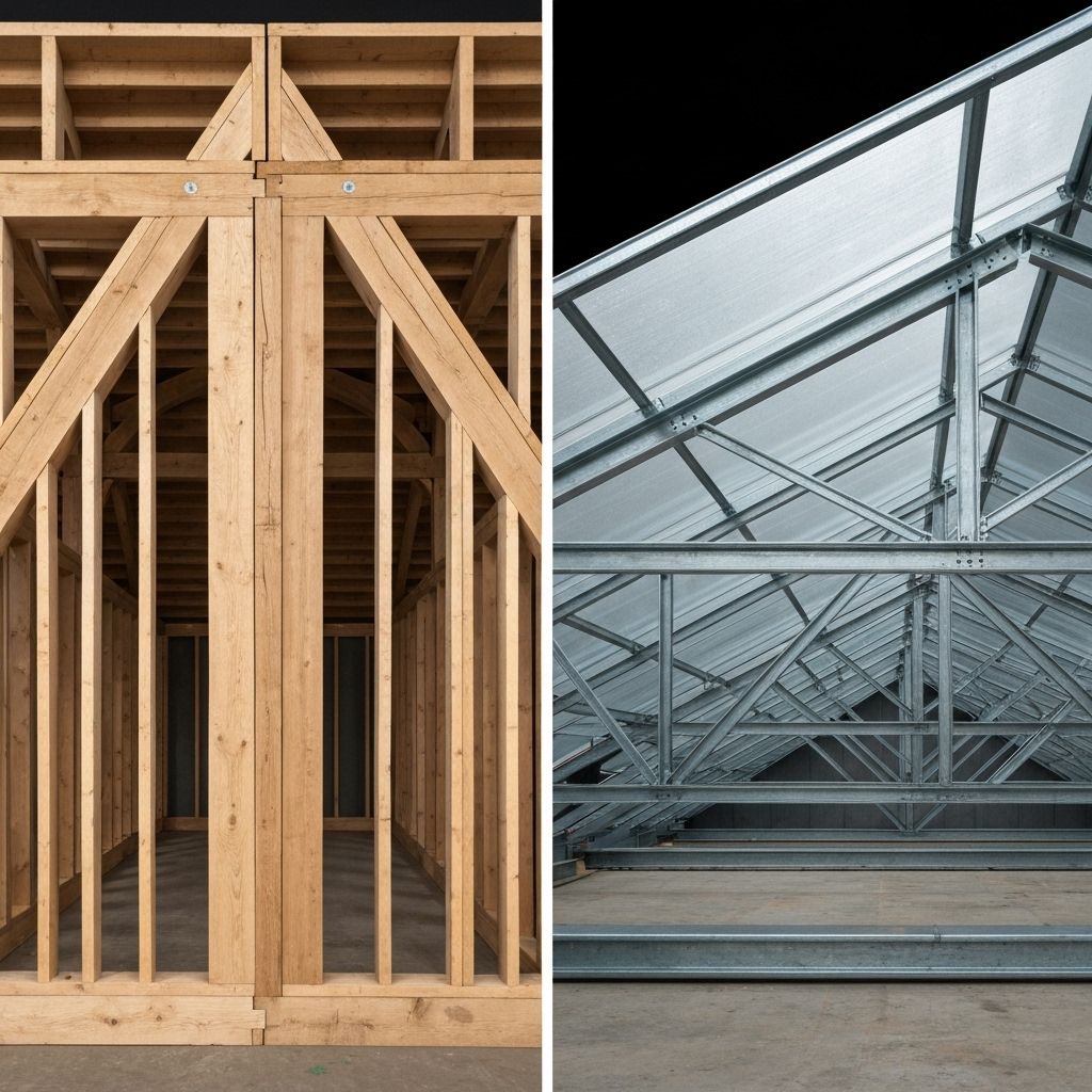 Charpente traditionnelle vs charpente industrielle