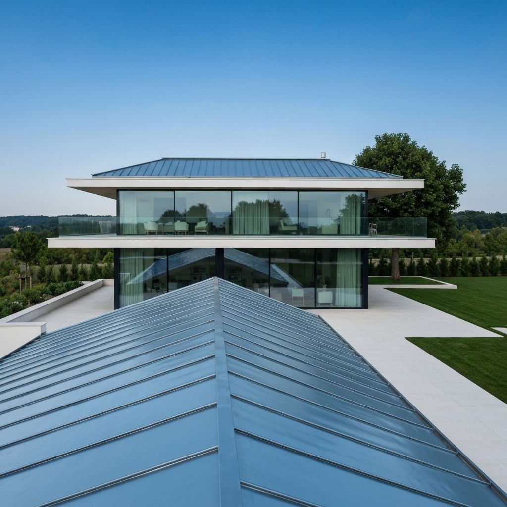 Toiture zinc joint debout